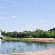 Песочный пляж, коттеджный поселок Онегино Песочный пляж, поселок Онегино