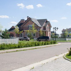 Панорама улицы, вид 6, коттеджный поселок Онегино Панорама улицы, вид 6, поселок Онегино
