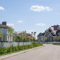 Панорама улицы, вид 4, коттеджный поселок Онегино Панорама улицы, вид 4, поселок Онегино