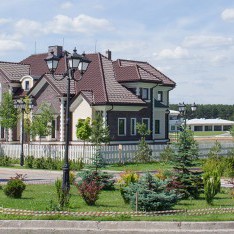 Круговое движение, коттеджный поселок Онегино Круговое движение, поселок Онегино